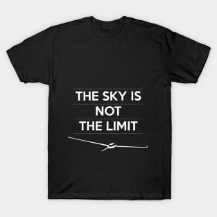 The Sky is not the limit design T-Shirt